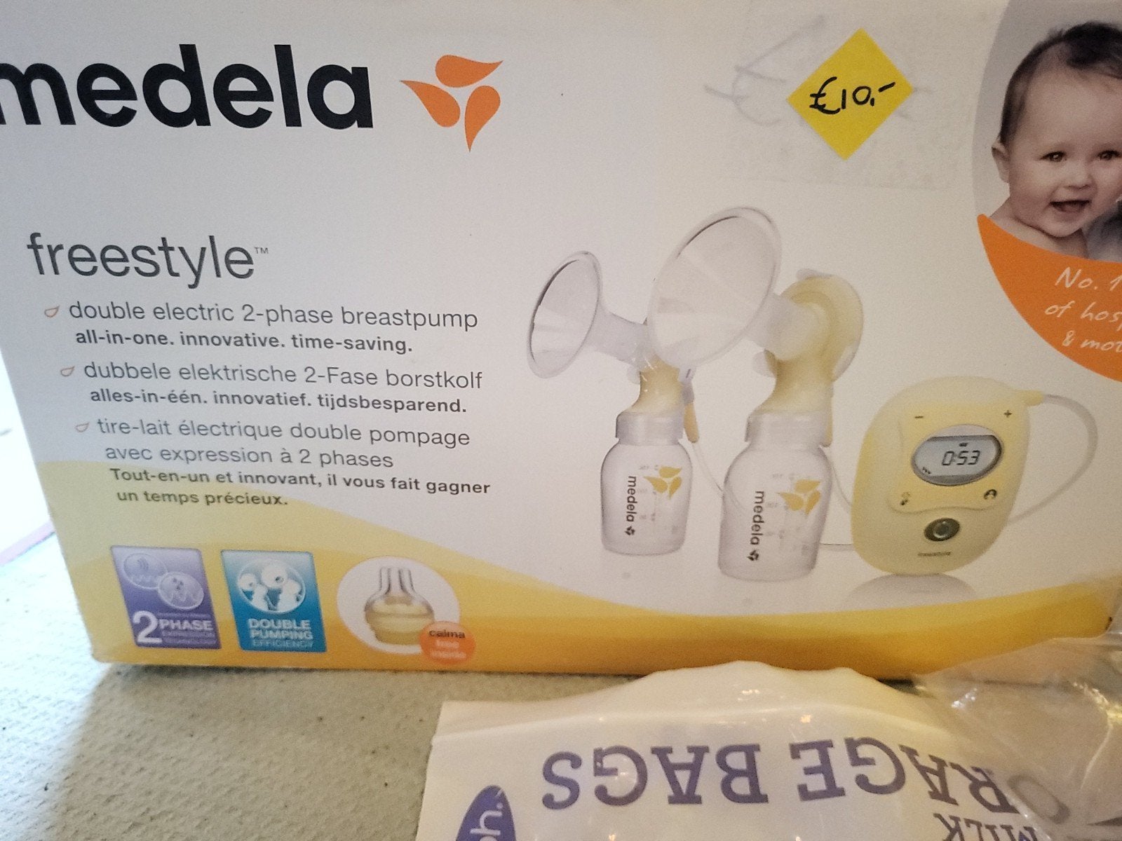medela feestkleding borstkolf, Ophalen