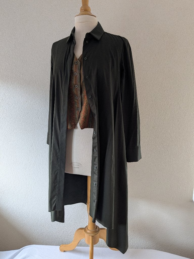 Cos blouse jurk jas groen, COS, Ophalen of Verzenden, Zo goed als nieuw, Maat 36 (S)