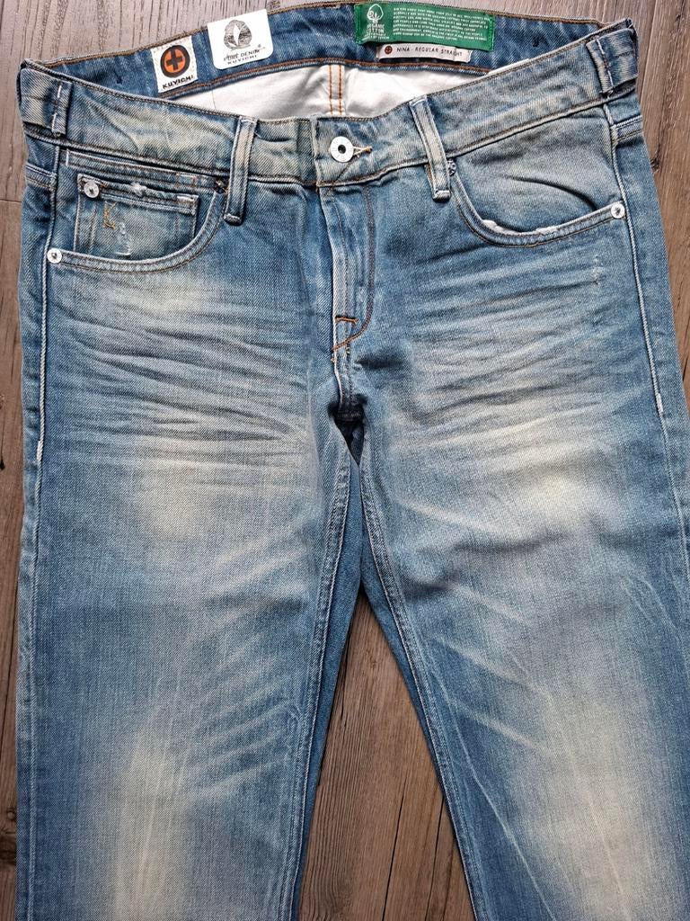 KUYICHI Nina regular straight jeans W31 L34, Blauw, KUYICHI, Nieuw, Ophalen of Verzenden