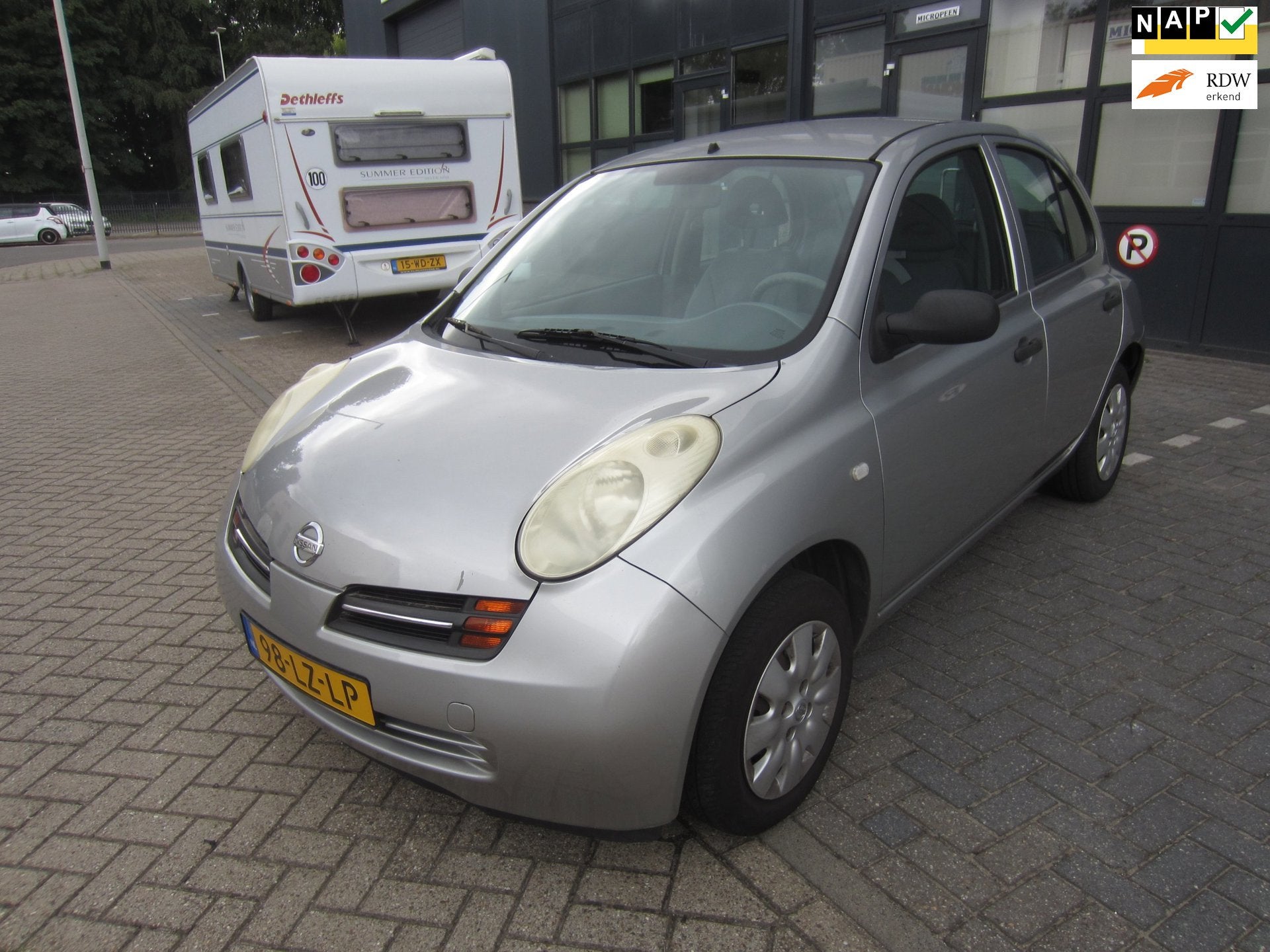 Nissan Micra 1.2 Visia 2003 5-Deurs NAP! APK!, Voorwielaandrijving, 4 cilinders, Origineel Nederlands, Handgeschakeld