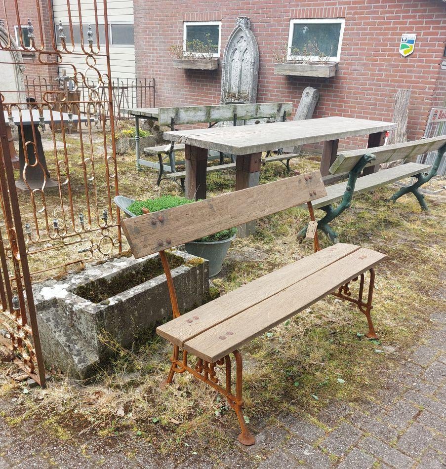 leuk klein tuinbankje lengte 135 cm, Ophalen