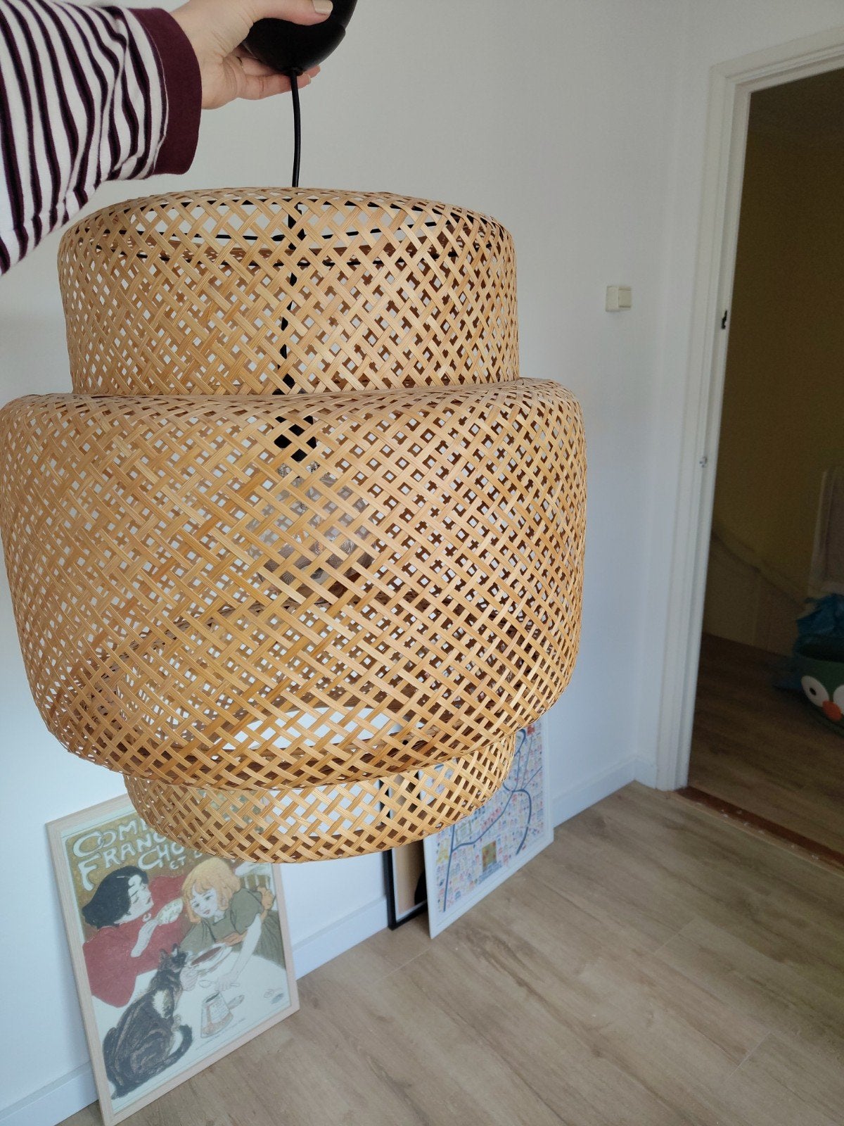 prachtige lamp van IKEA, Ophalen