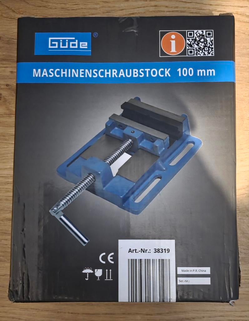 Güde Machineschroefbank 100 mm, Ophalen of Verzenden, Nieuw