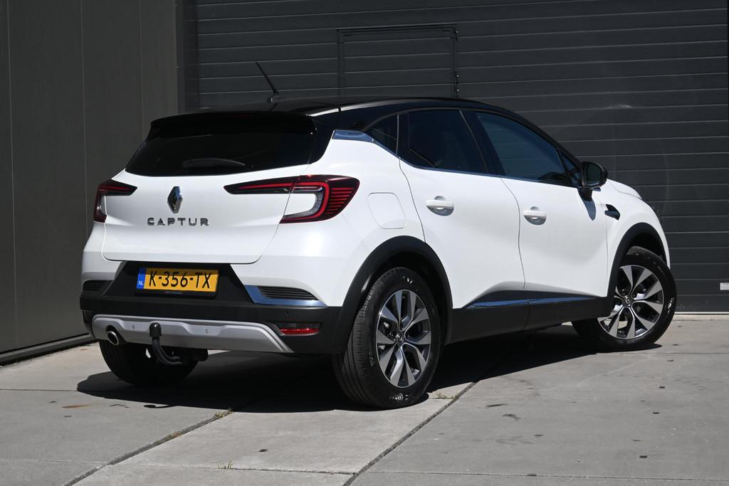Renault Captur TCe 140 EDC Intens | AUTOMAAT | TREKHAAK | CA, Auto's, Gebruikt, 4 cilinders, Leder en Stof, Bedrijf