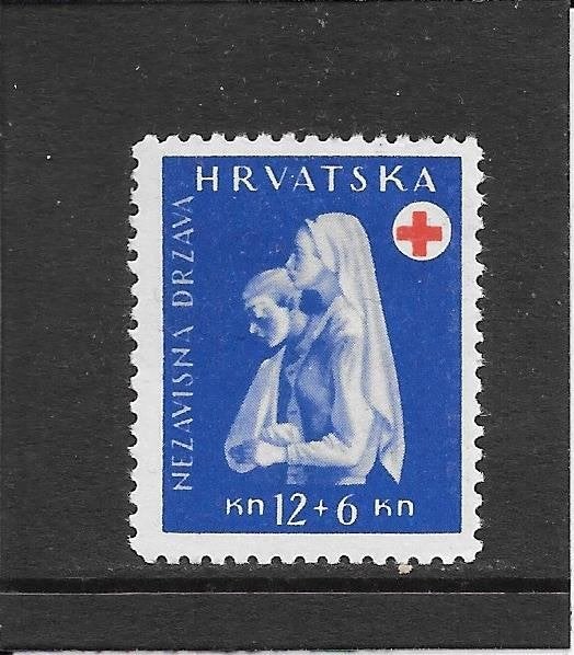 Kroatië Rode kruis, Ophalen of Verzenden, Overige landen, Postfris