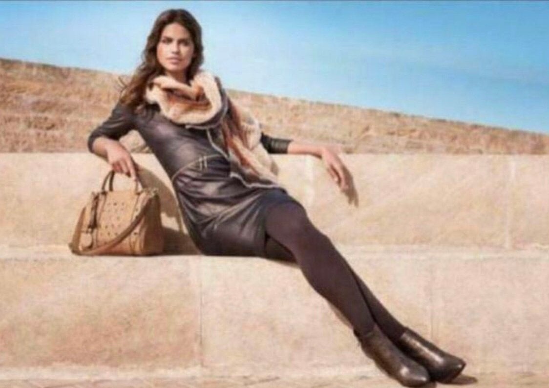 Caroline Biss designer jurk bronskleur ritsdetails maat 40, Kleding | Dames, Maat 38/40 (M), Overige kleuren, Verzenden, Nieuw