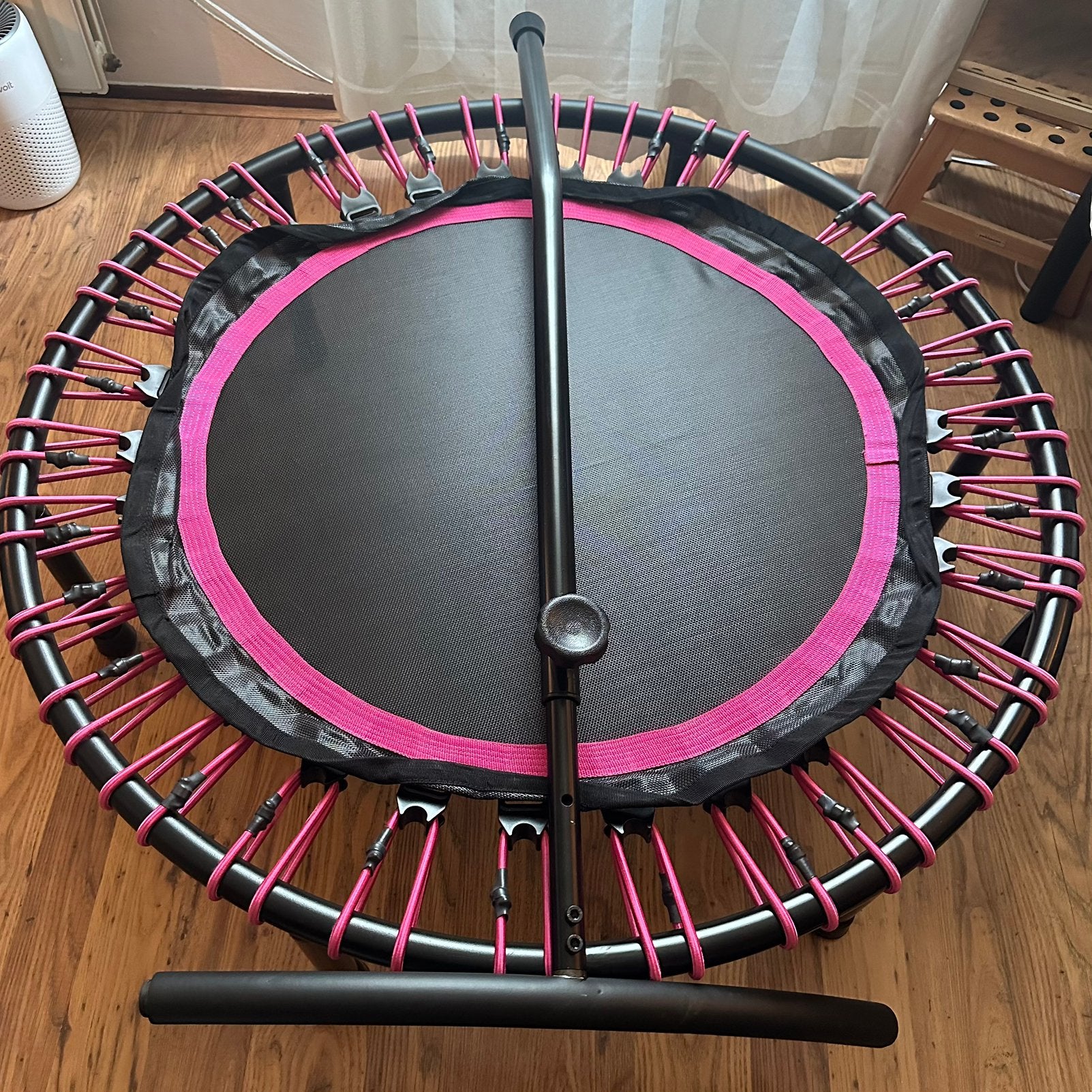 Stille Indoor Trampoline Ø100 cm Inklapbaar Flexbounce, Ophalen, Gebruikt, Overige typen