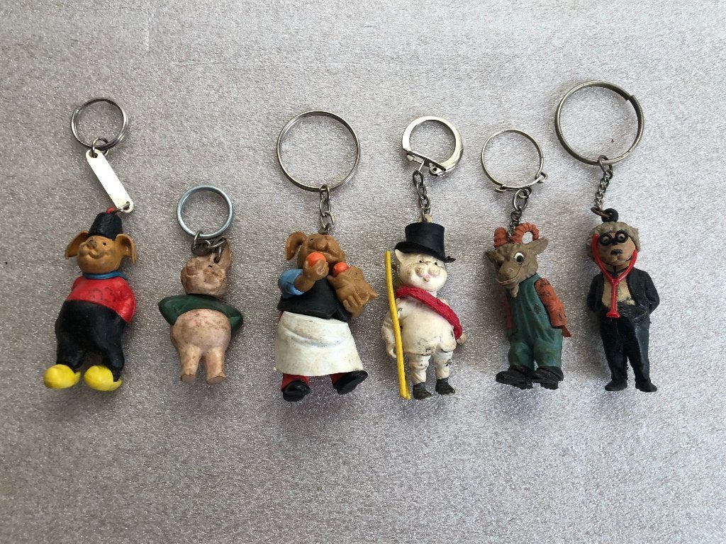 Flipje zijn vrienden sleutelhangers, Ophalen of Verzenden, Gebruikt