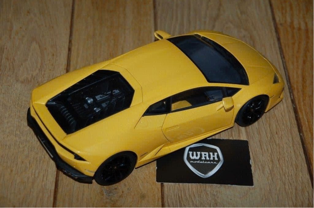 1:18 LAMBORGHINI HURACAN pearl yellow Autoart no box WRH, Verzenden, Zo goed als nieuw, Auto, Autoart