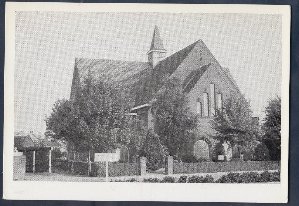 Krabbendijke Kerkgebouw Geref. Gemeente Kerk 1980, Verzenden, 1980 tot heden, Gelopen, Zeeland