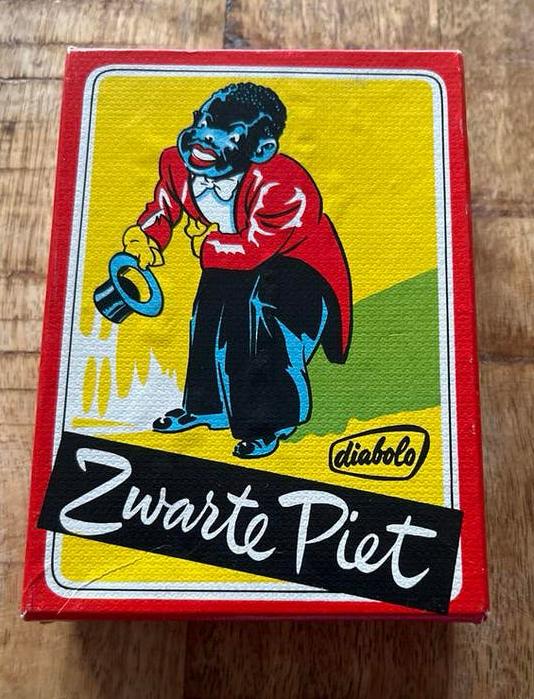 Vintage Zwarte Piet kaartspel - Diabolo, Een of twee spelers, Ophalen of Verzenden, Gebruikt, Diabolo