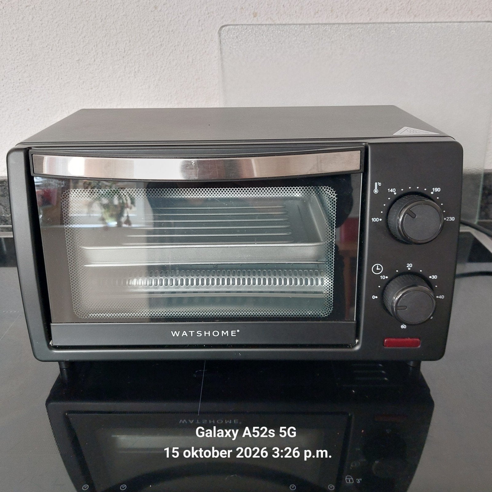 klein elekrisch oventje WATSHOME, Witgoed en Apparatuur, Ophalen, Minder dan 45 cm, Minder dan 45 cm