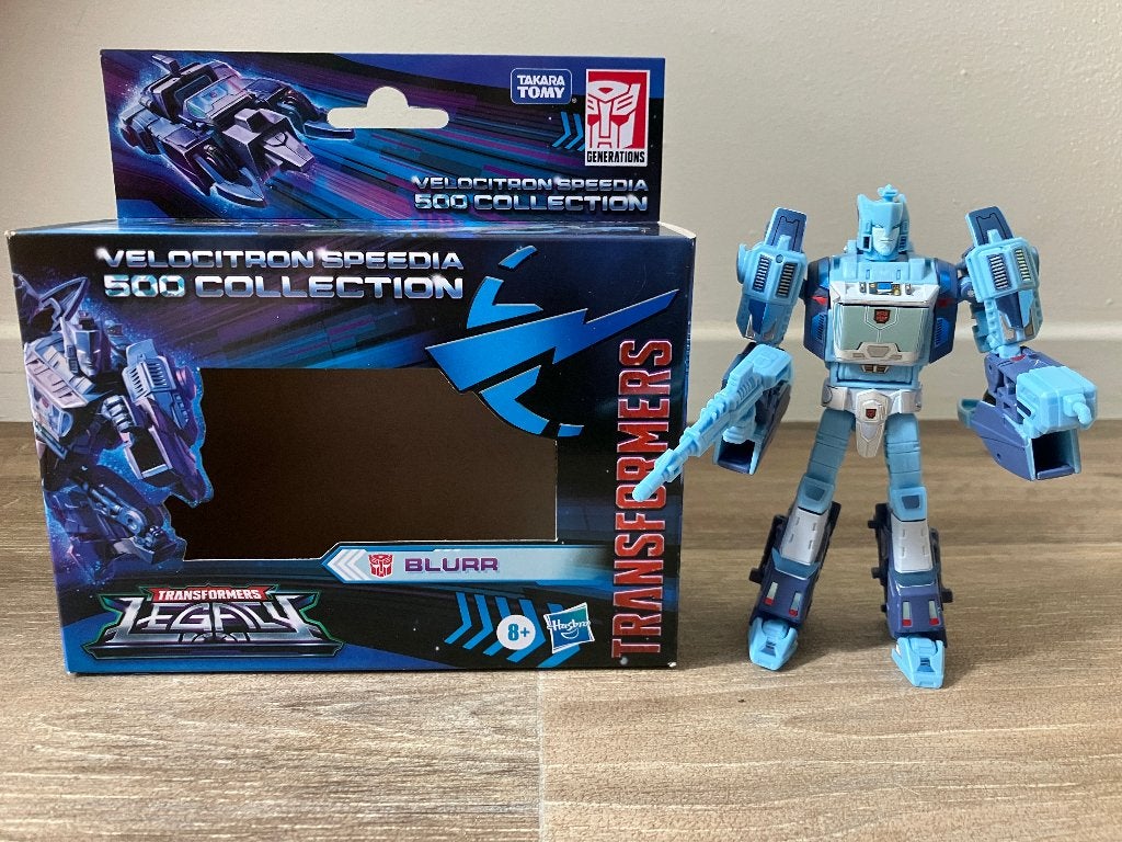 Transformers Legacy Velocitron Blurr IDW – Toyhax – Compleet, G1, Ophalen of Verzenden, Zo goed als nieuw, Autobots
