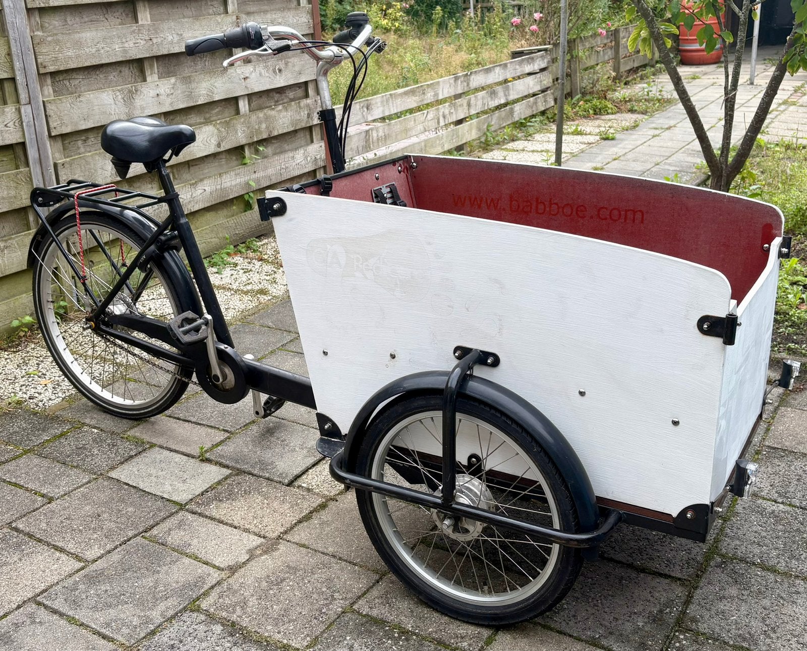 Babboe Big bakfiets klaar voor gebruik, Fietsen en Brommers, Fietsen | Bakfietsen, Ophalen, Zo goed als nieuw, 4 kinderen of meer