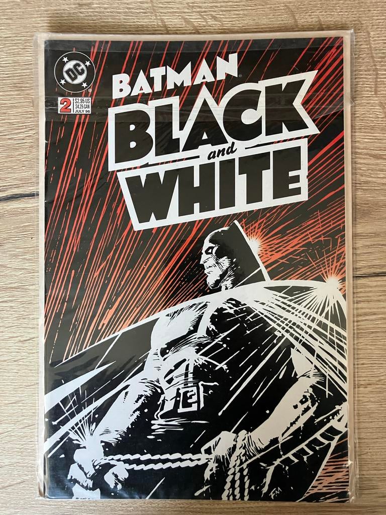 Batman Black and White #2 (Juli 1996) DC Comics, Ophalen of Verzenden, Zo goed als nieuw