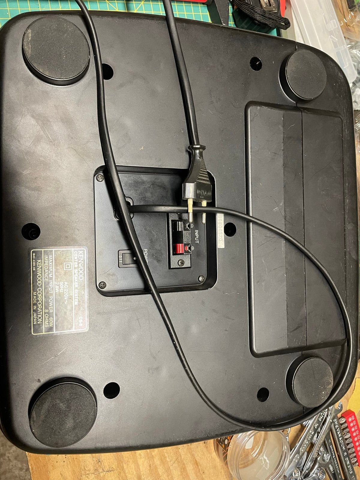 Kenwood CS-6 Center Speaker Systeem - Gebruikt en getest, Audio, Tv en Foto, Luidsprekers, Ophalen, Gebruikt, Minder dan 60 watt