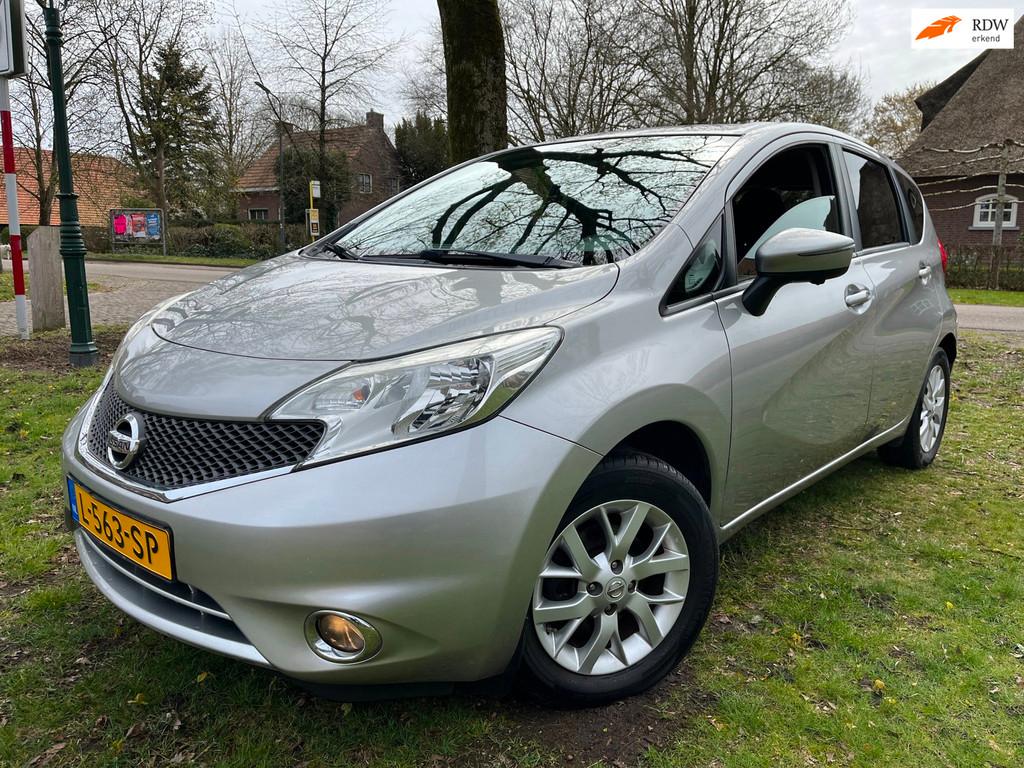 Nissan Note 1.2 Connect Edition Airco / Navi/ LM, Euro 5, Stof, Zwart, 1198 cc