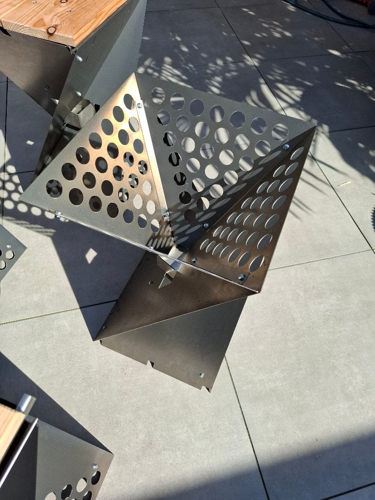 Vuurkorf Corten-staal, Ophalen, Nieuw, Vuurkorf