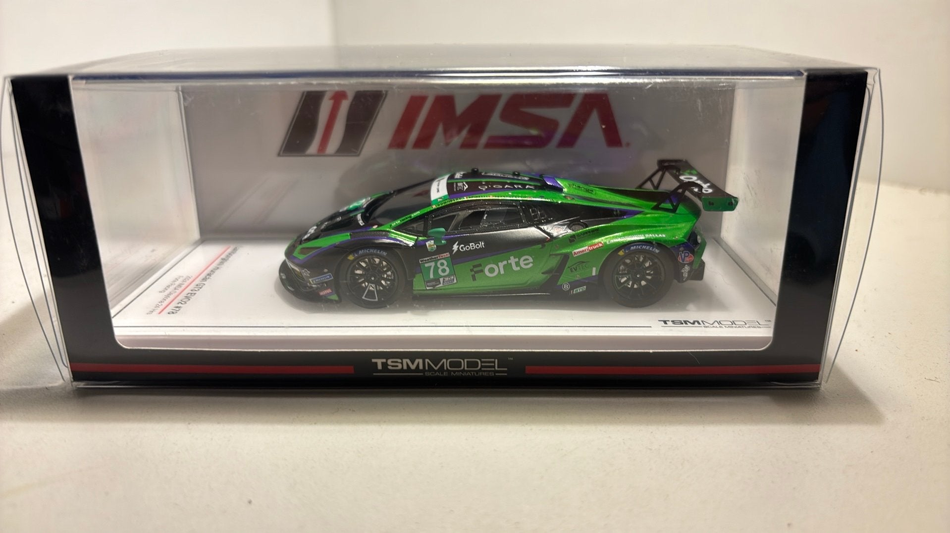 Lamorghini huracan gt3 evo 2 #78 TSM 1.43, Overige merken, Auto, Ophalen of Verzenden, A