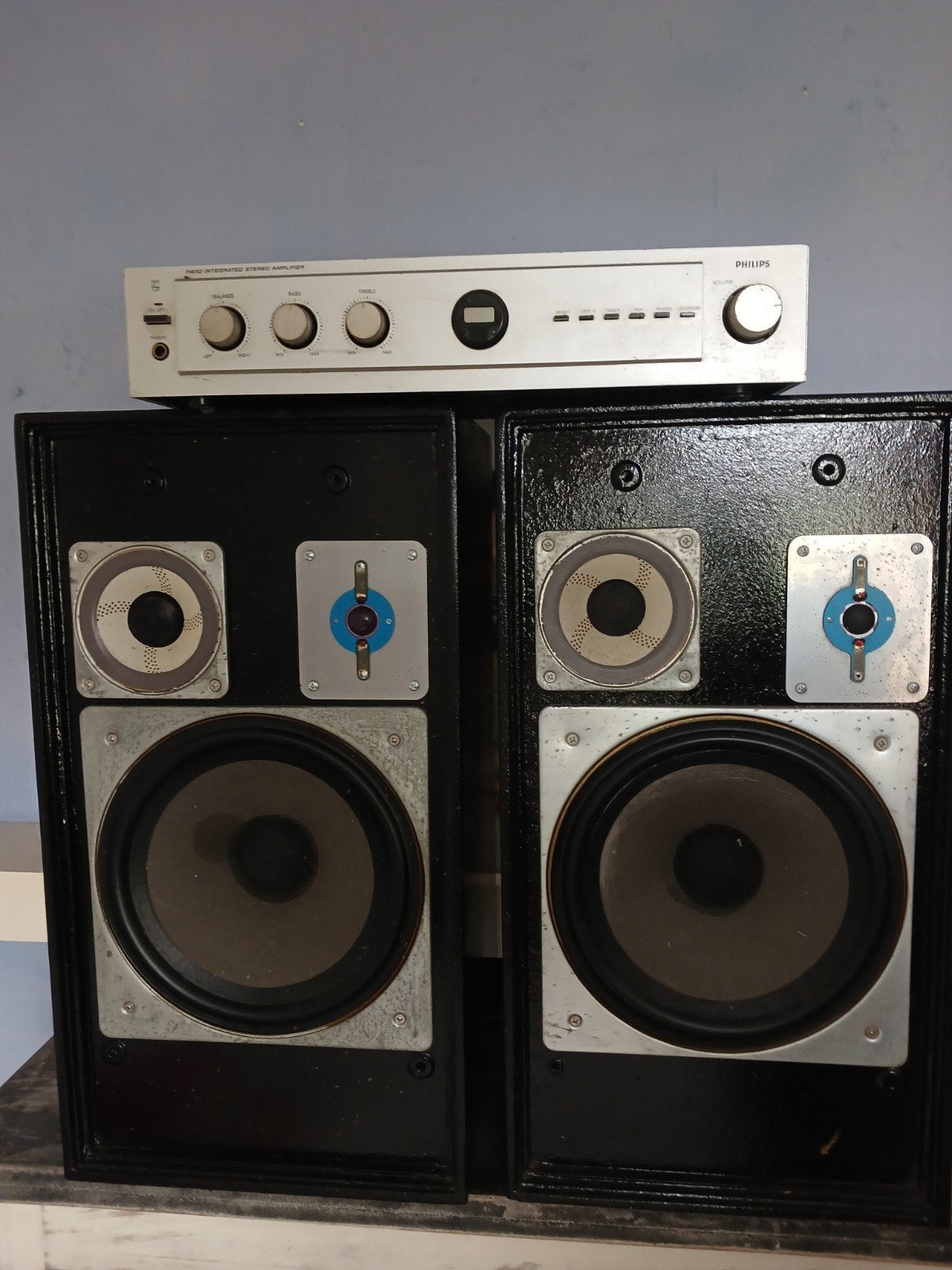 wharfedale XP2,versterker philips F-4110, Ophalen