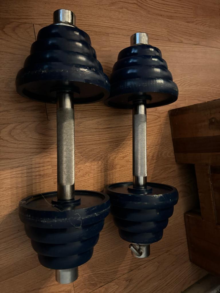 Verstelbare Dumbbells Set - Ideaal voor Krachttraining, Ophalen, Gebruikt, Armen, Dumbbell