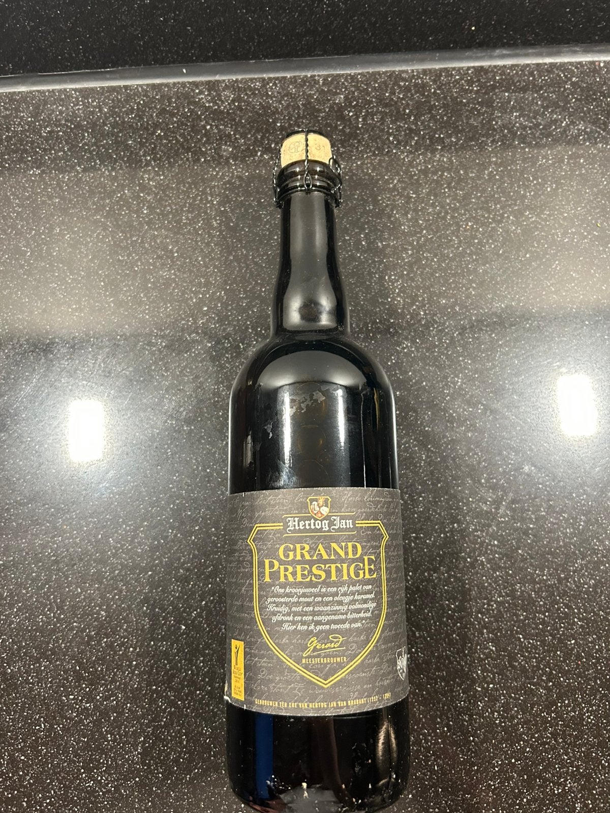 Hertog Jan Grand Prestige 2018, Verzamelen, Ophalen of Verzenden, Zo goed als nieuw, Flesje(s), Hertog Jan
