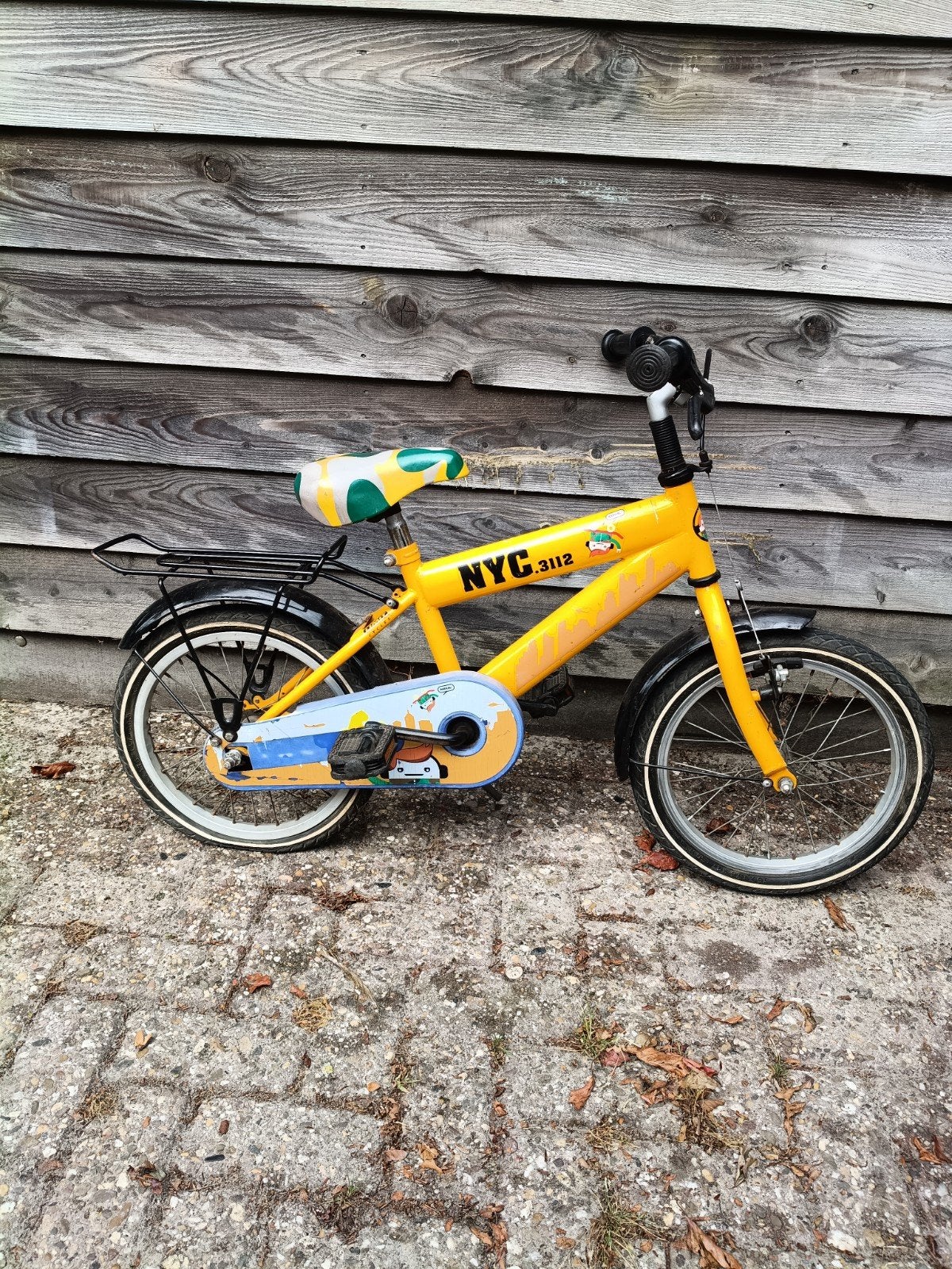 fiets jongen 16 inch, Fietsen en Brommers, Ophalen, Terugtraprem, Nyc, 16 tot 20 inch