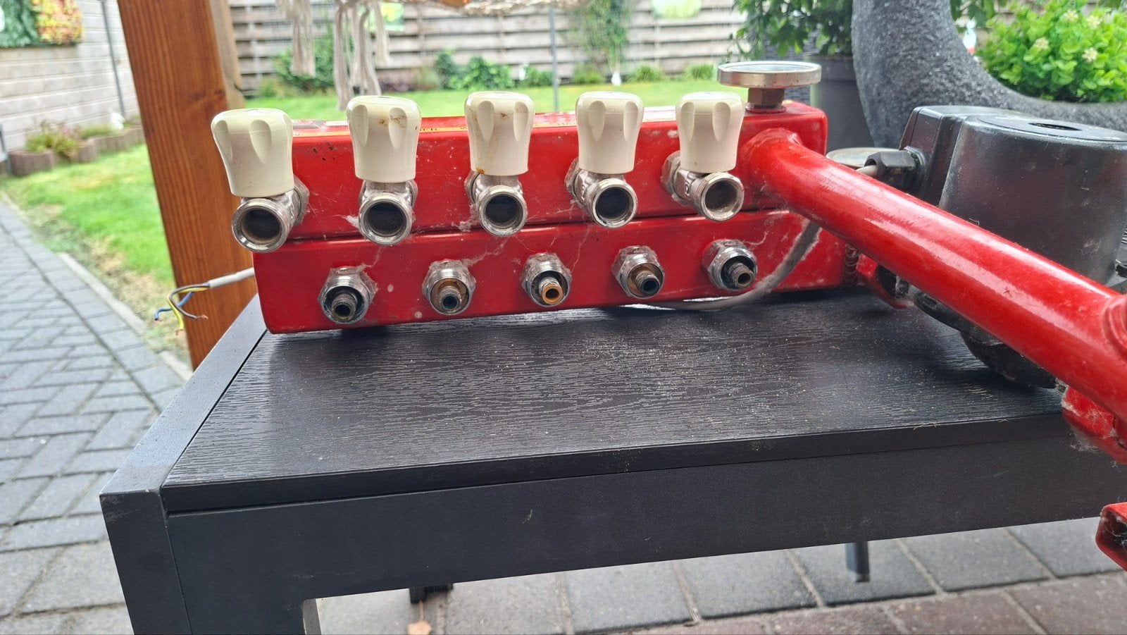 WTH Vloerverwarmingsverdeler met pomp en meters, Ophalen, Gebruikt, Minder dan 30 cm, Overige typen