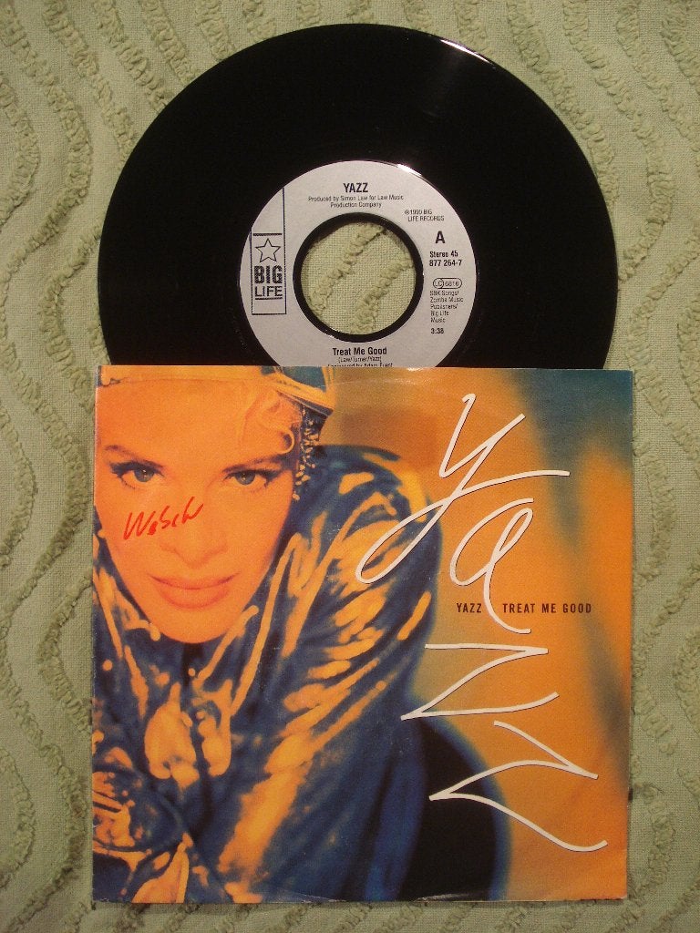 Yazz 7" Vinyl Single: ‘Treat me good’, Ophalen of Verzenden, Zo goed als nieuw, 7 inch, Pop
