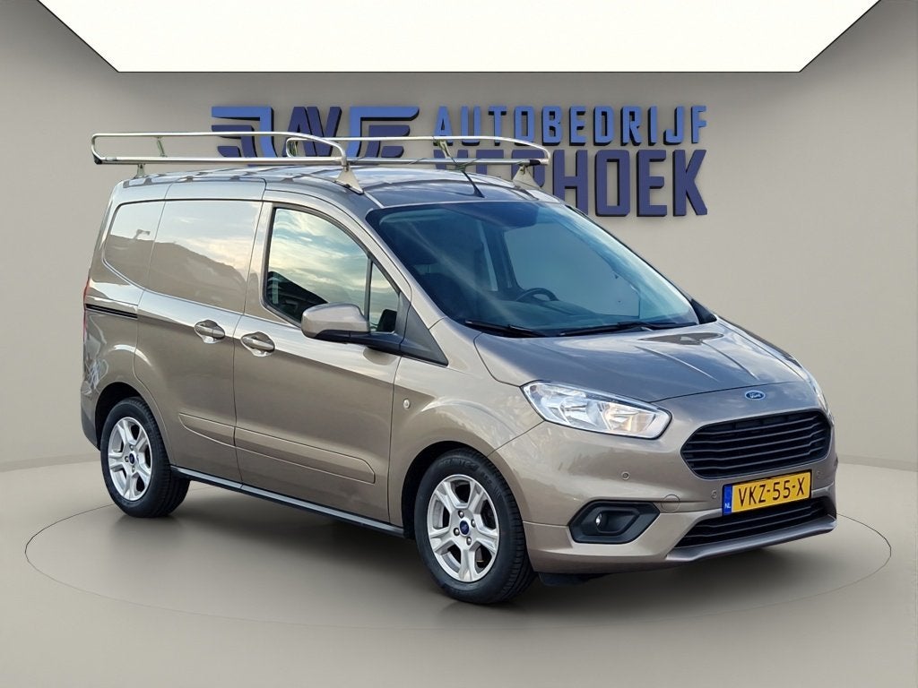 Ford Transit Courier 1.5 TDCI 100PK Limited Carplay - Stoelv, Auto's, Gebruikt, Euro 6, 4 cilinders, Met garantie (alle)