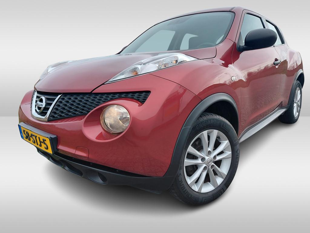 Nissan Juke 1.6 Visia 41.000km.! (bj 2011), Auto's, Euro 5, Stof, Zwart, 4 cilinders