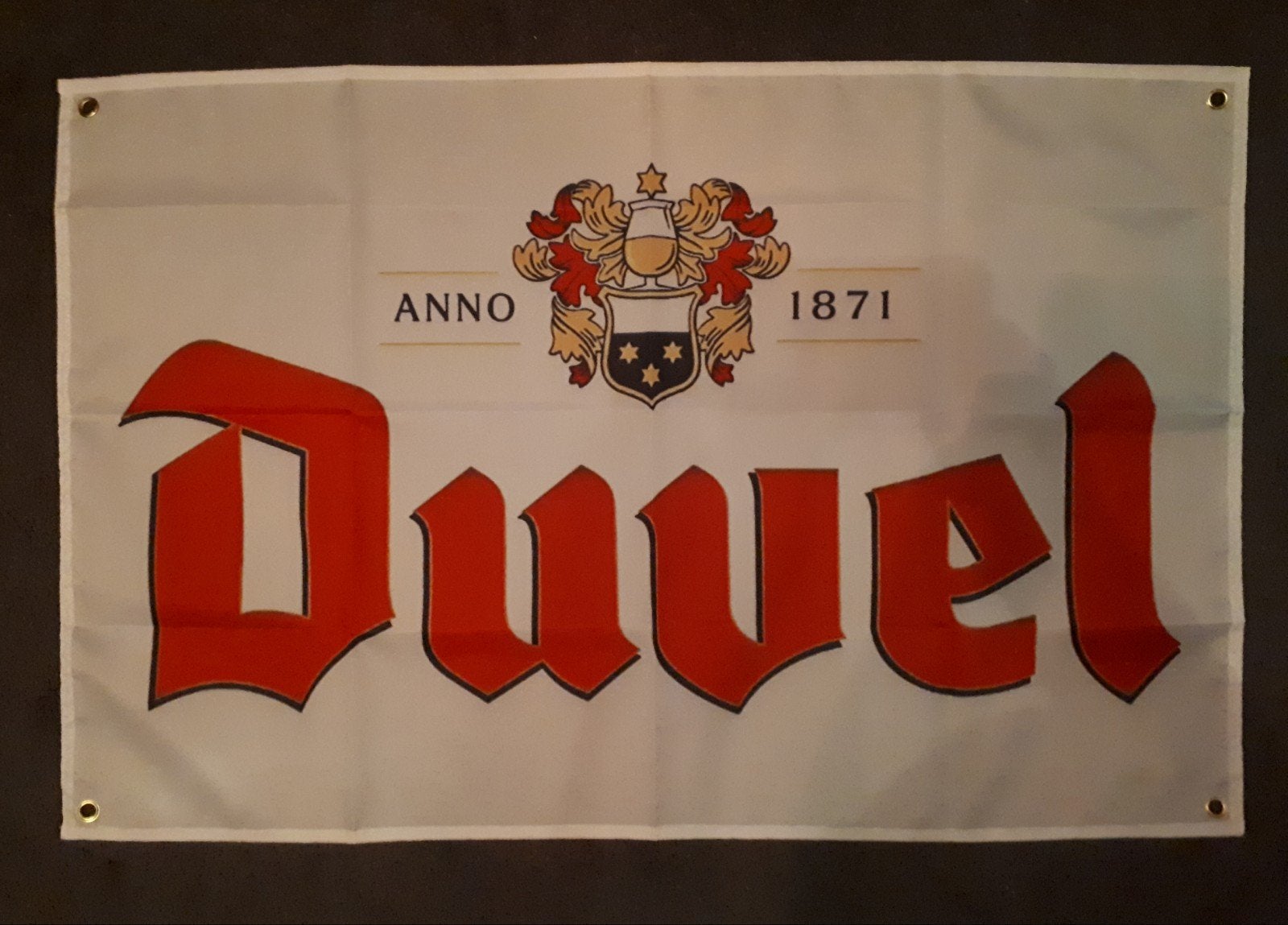 Duvel 60x90 cm Reclame Vlag, Verzenden, Nieuw, Reclamebord, Plaat of Schild, Duvel
