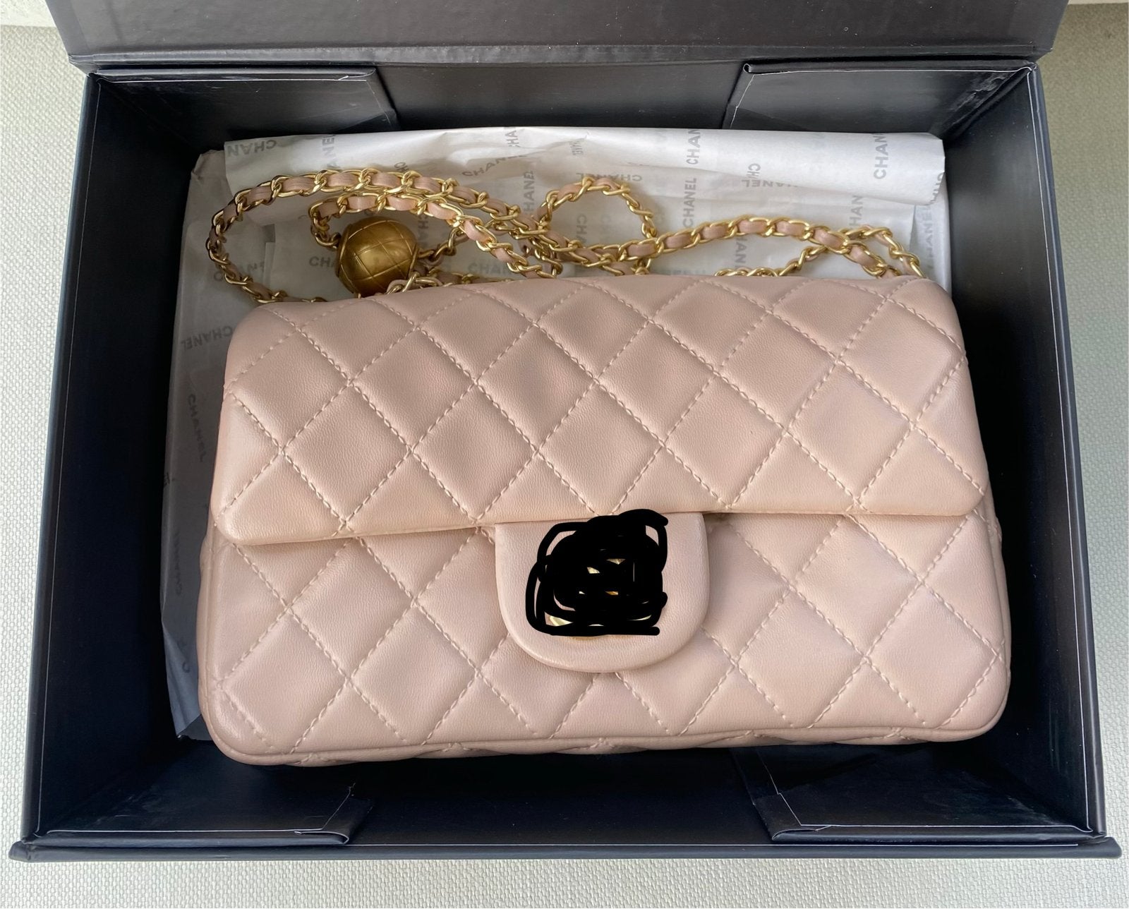 Schoudertas crossbody flabbag vip gift cc beige, Overige merken, Beige, Ophalen of Verzenden, Zo goed als nieuw