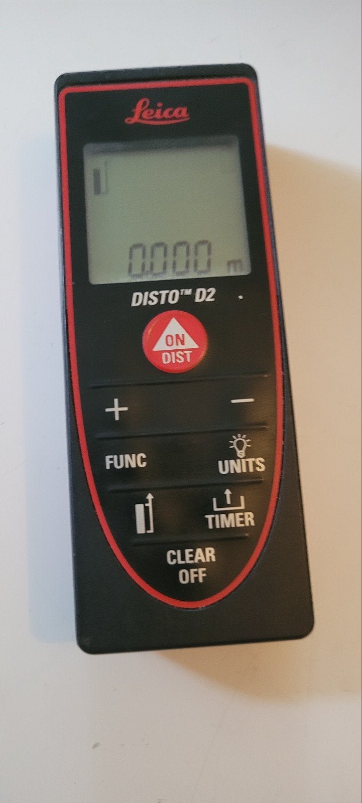 Leica DISTO D2 Laser Afstandsmeter, Doe-het-zelf en Verbouw, Meetapparatuur, Ophalen of Verzenden, Zo goed als nieuw