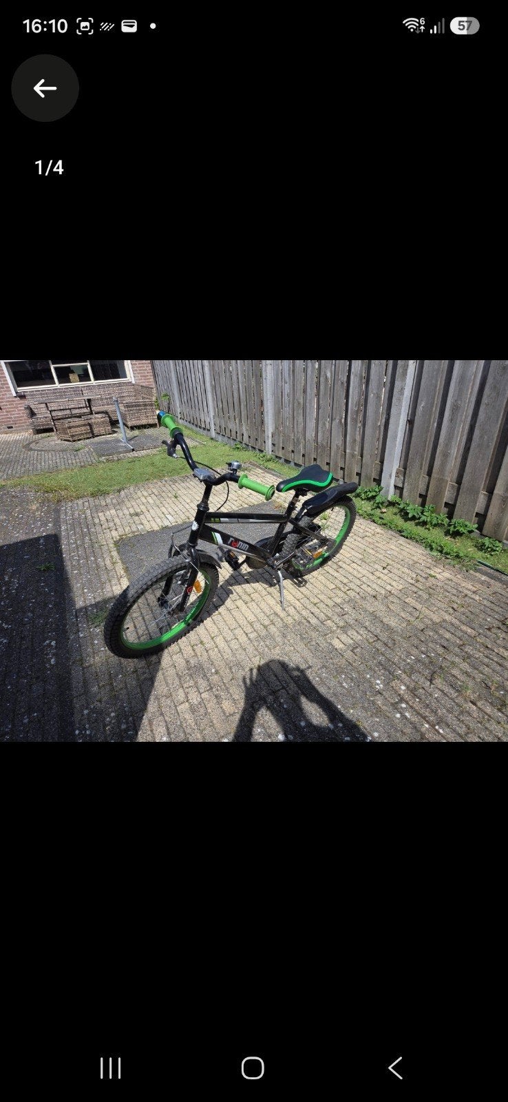 20 inch kinderfiets, Ophalen, Gebruikt, 20 inch of meer