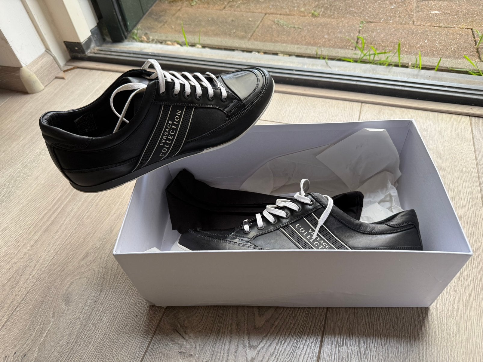 Versace schoenen maat 41 NIEUW!, Kleding | Heren, Schoenen, Zwart, Nieuw, Ophalen of Verzenden, Veterschoenen
