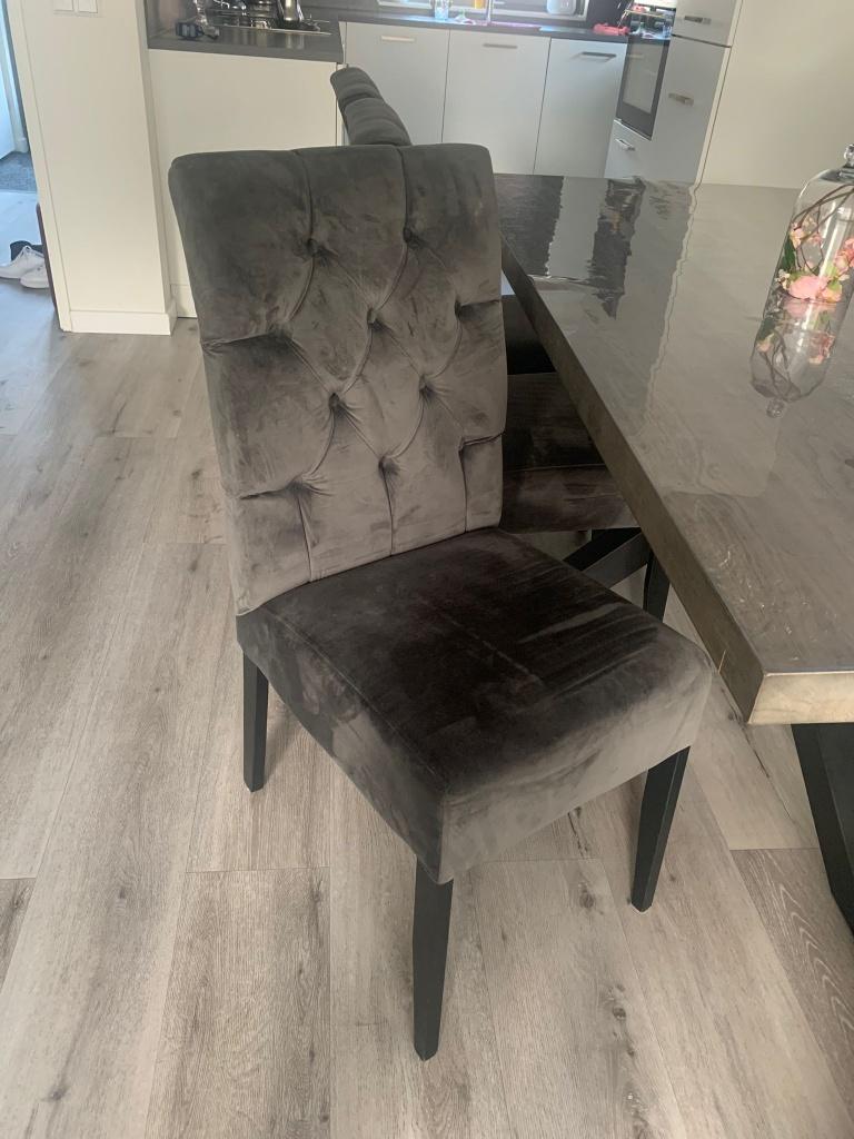 Eetkamerstoelen, Ophalen, Gebruikt, Vijf, Zes of meer stoelen, Stof