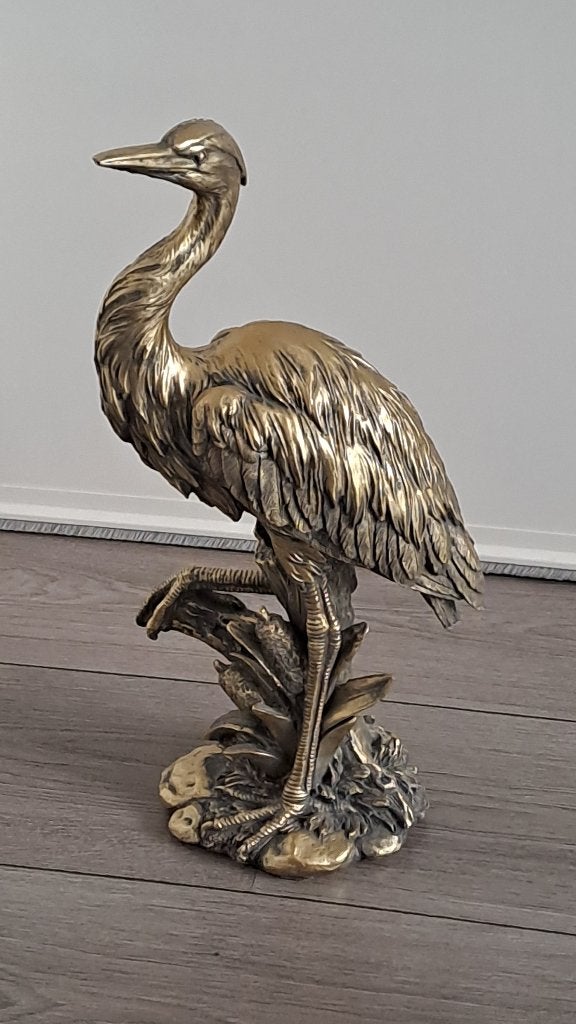 Reiger, Overige materialen, 43 cm, Ophalen of Verzenden, Zo goed als nieuw