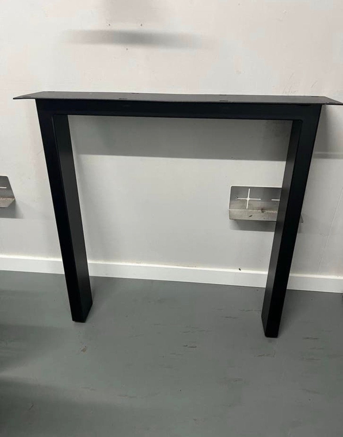 Stalen poten / metalen tafelpoten, Huis en Inrichting, Tafelonderdelen, Tafelpoot, Minder dan 50 cm, 50 tot 100 cm, Nieuw