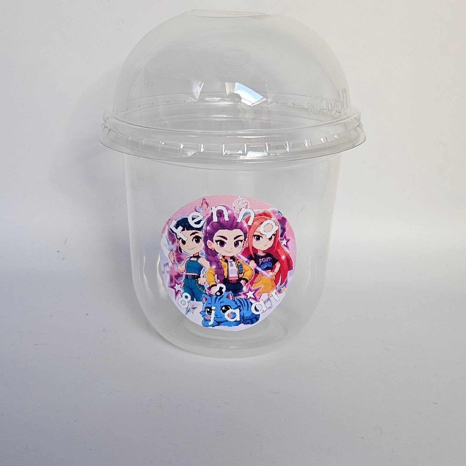 Traktatie beker trakteren thema sticker, Hobby en Vrije tijd, Feestartikelen, Ophalen of Verzenden, Nieuw, Feestartikel, Verjaardag