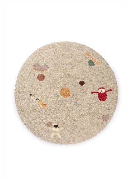 Kindervloerkleed Zonnestelsel met Accessoires Lorena, Nieuw, Lorenacanals, Customerservice@lorenacanals.com., Ponce de Leon 4, 08960 Sant Just Desvern (Barcelona), Spanje