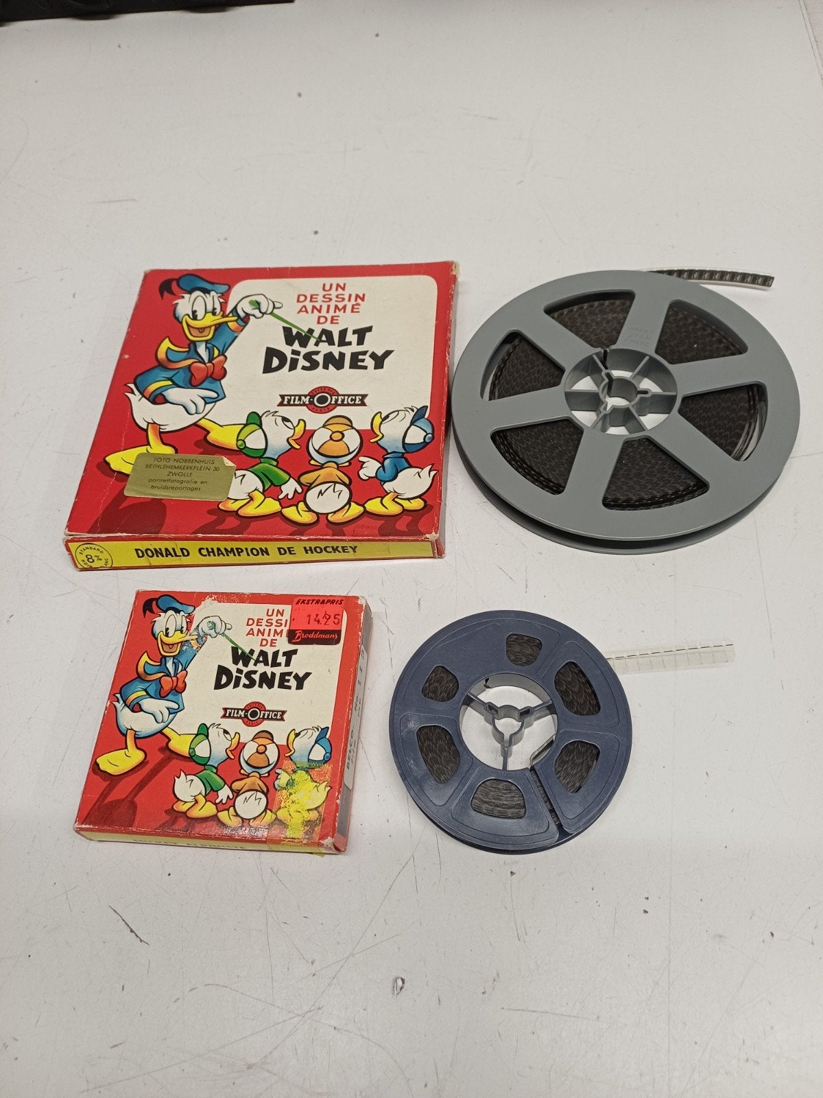 Donald Duck 8mm films Walt Disney in originele dozen (2 s, Ophalen of Verzenden, 8mm film