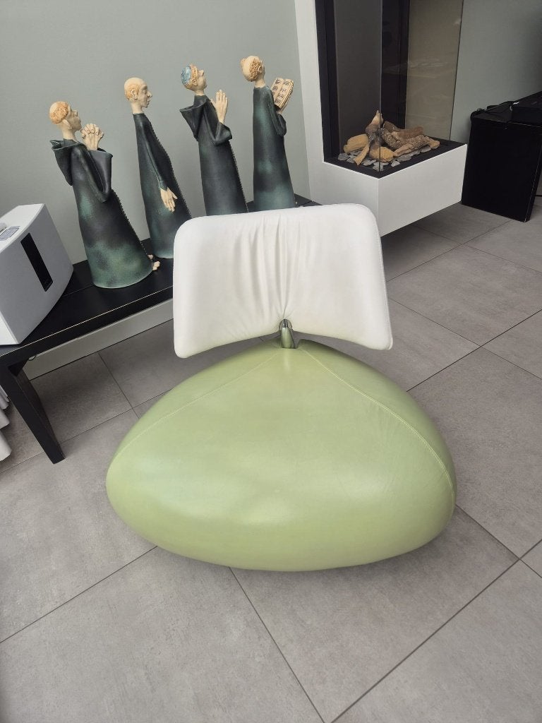 Fauteuil Leolux Pallone, Ophalen, Design - Leolux, Zo goed als nieuw, 75 tot 100 cm