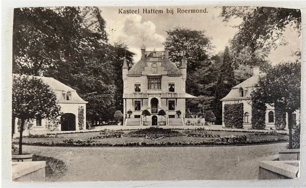 Oude Ansichtkaart - Roermond - Kasteel Hattem, Verzamelen, Ophalen of Verzenden, Voor 1920, Gelopen, Limburg