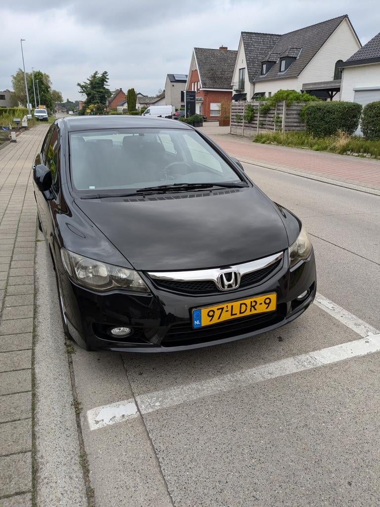 Honda Civic 1.3 Vtec Hybrid 4DR C-tr. 2010 Zwart, Auto's, Honda, Particulier, Civic, ABS, Airbags, Airconditioning, Climate control