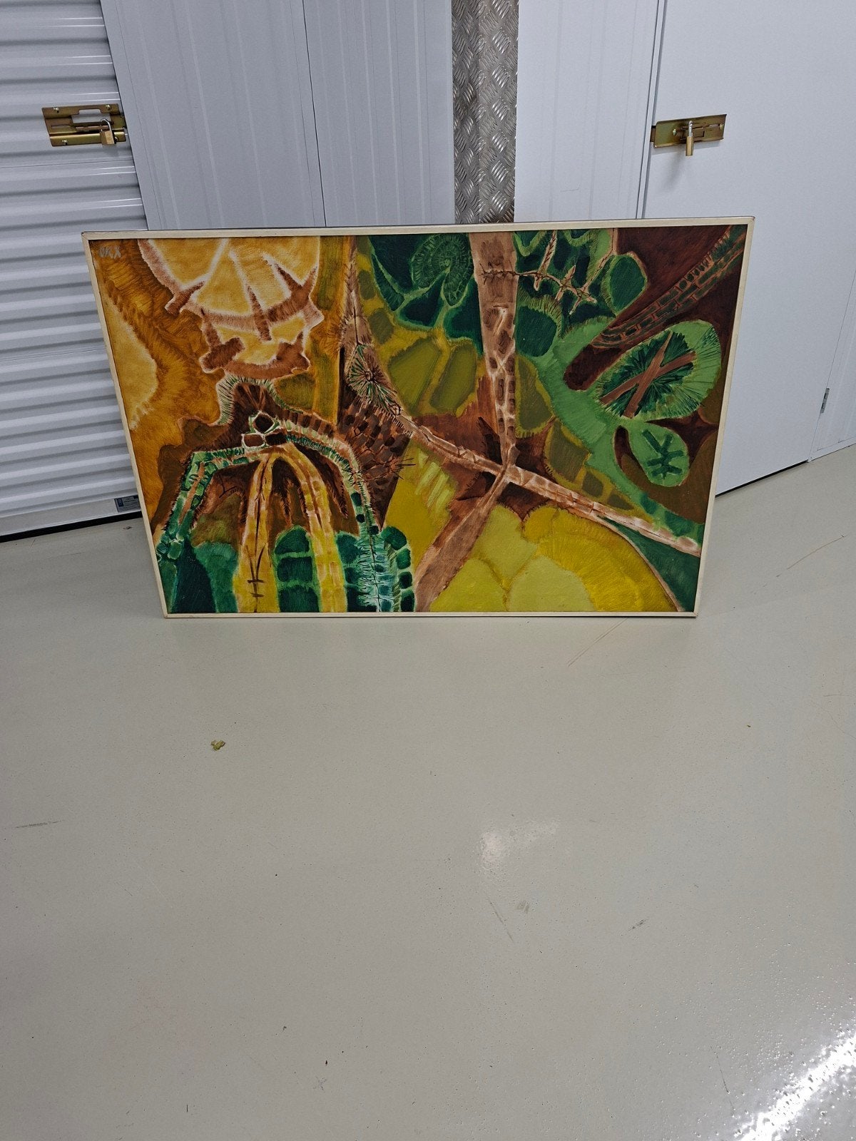 schilderij K. OKX  De wind van nergens, Ophalen