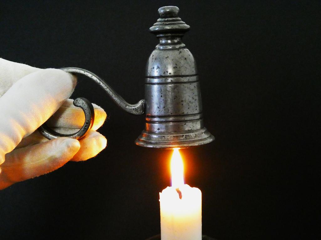 Tinnen kaarsendover tin dover, Antiek en Kunst, Ophalen of Verzenden
