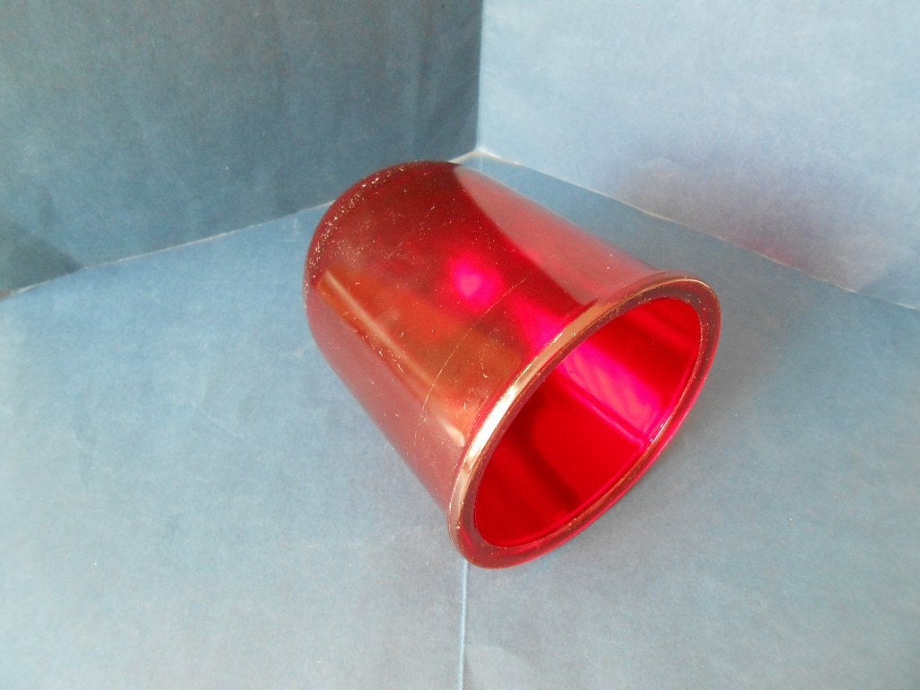 Glas voor Signaallicht, Machinekamerlicht, Putslicht, rood, Watersport en Boten, Ophalen of Verzenden, Gebruikt, Overige typen