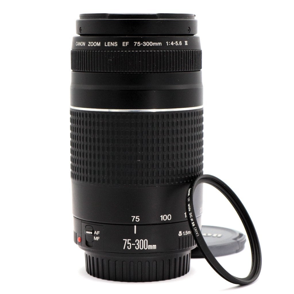 Canon EF 75-300mm f/4-5.6 III, Audio, Tv en Foto, Fotografie | Lenzen en Objectieven, Ophalen of Verzenden, Gebruikt, Telelens