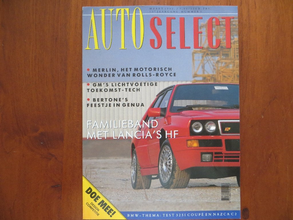 Autoselect 3 1992 Lancia HF, Bertone, BMW 325i Coupé, BMW C2, Ophalen of Verzenden, Nieuw, BMW